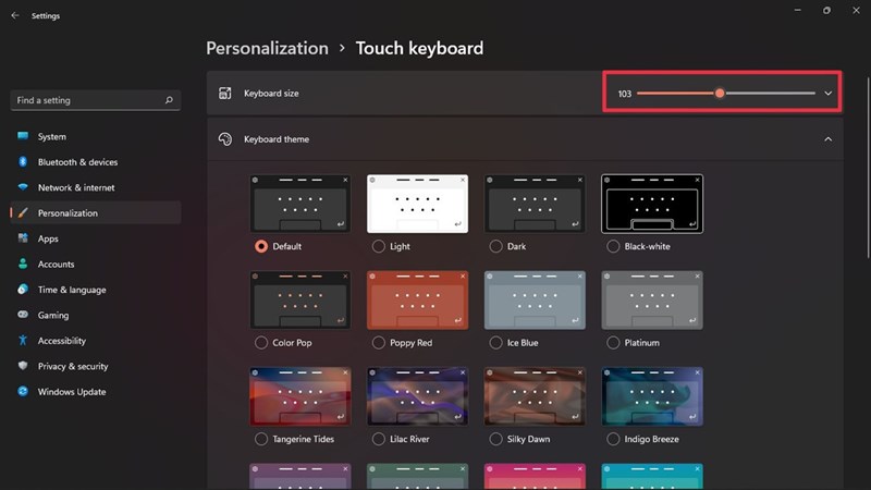 cách thay đổi kích thước bàn phím ảo máy tính trên window11 cách thay đổi kích thước bàn phím ảo máy tính trên window11