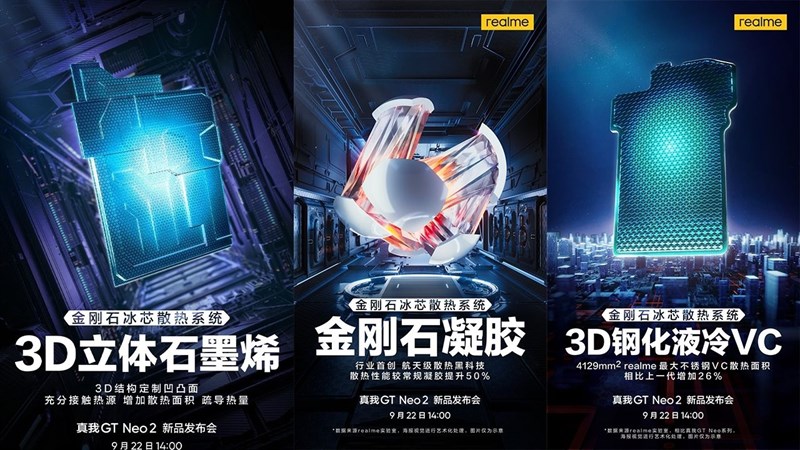 Realme giới thiệu hệ thống tản nhiệt trong Realme GT Neo2