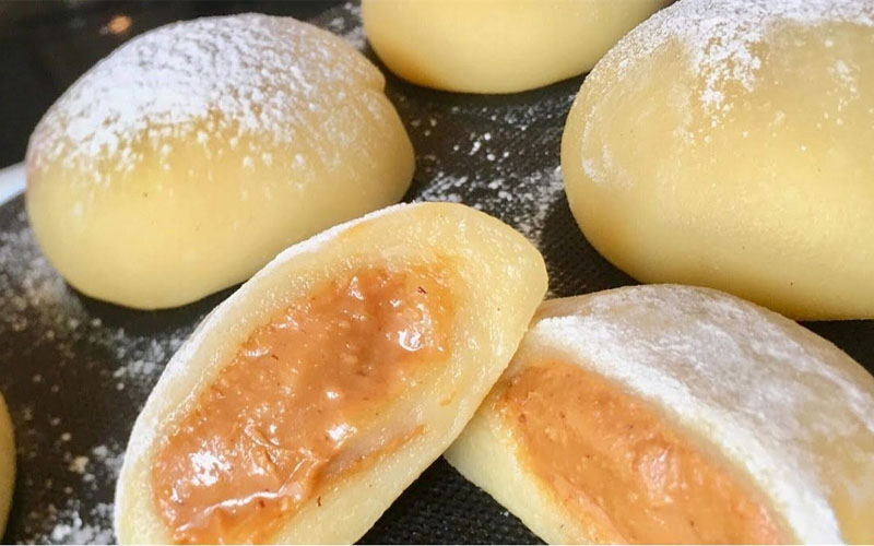 Bánh mochi bơ đậu phộng mềm ngon khó cưỡng