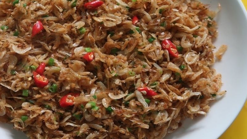 How to make dried shrimp with fish sauce and delicious sticky rice