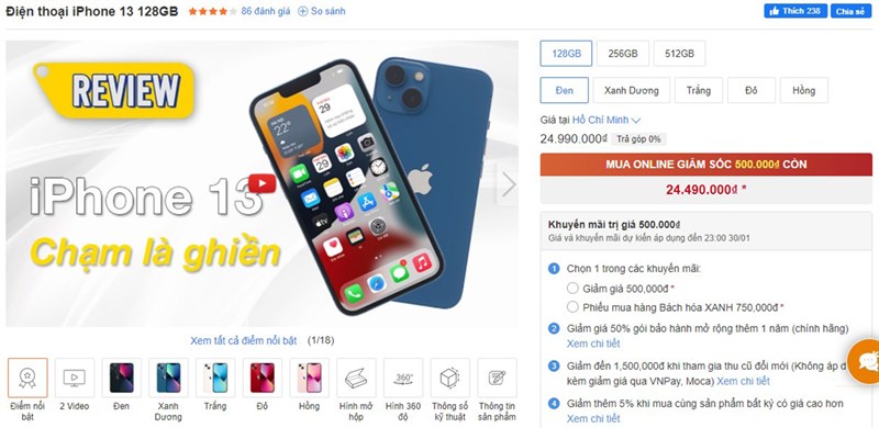 So sánh iPhone 13 và iPhone 13 Pro So sánh iPhone 13 và iPhone 13 Pro