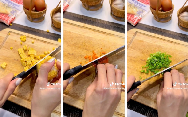 Chuẩn bị nguyên liệu