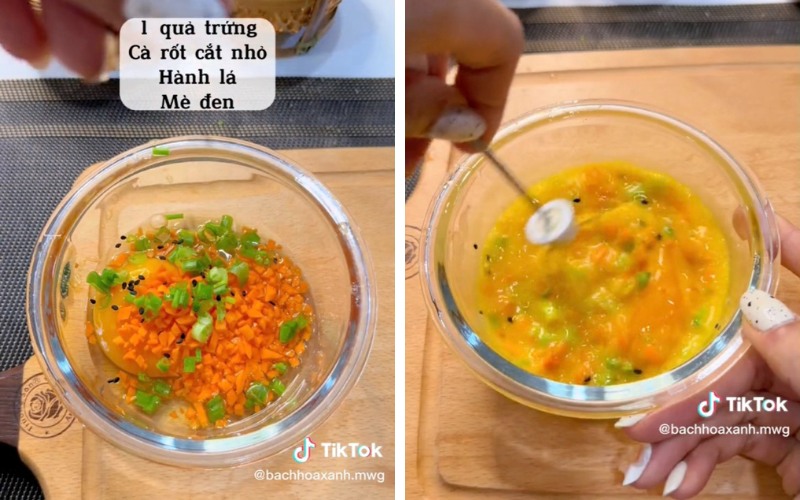 Chuẩn bị trứng