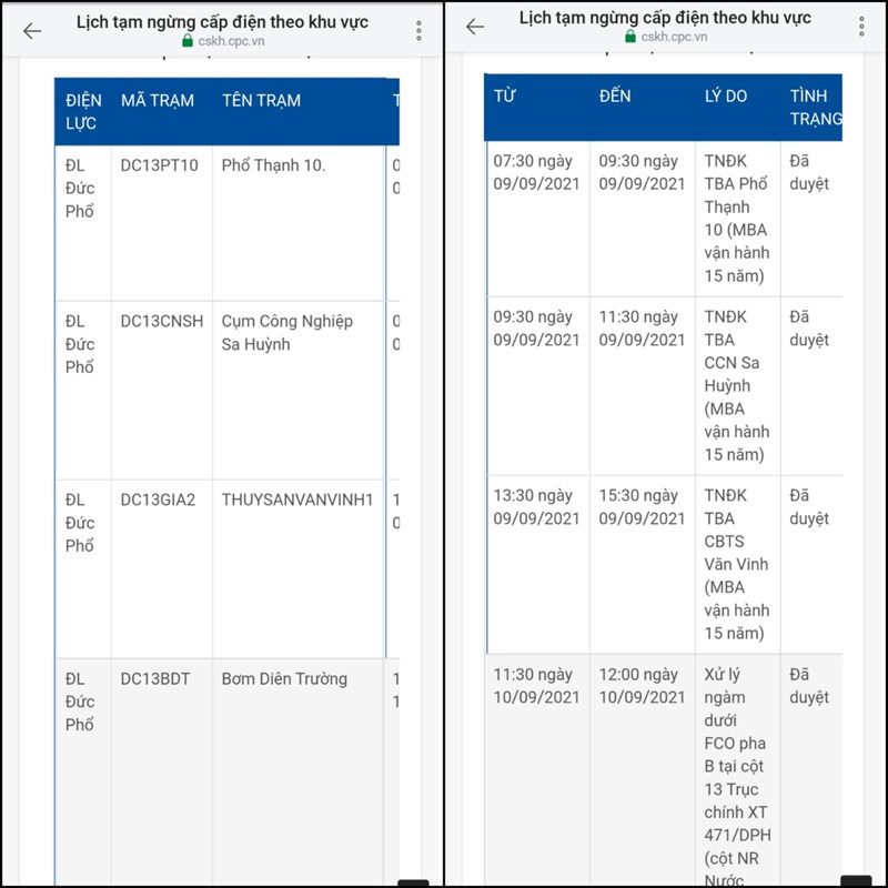 Cách xem lịch cúp điện trên Zalo Cách xem lịch cúp điện trên Zalo