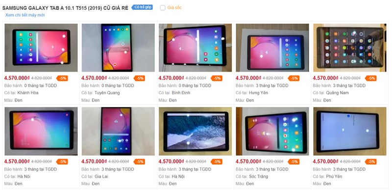 TOP 5 máy tính bảng cũ giá rẻ tốt nhất thích hợp cho con học online, chỉ từ 3.5 triệu là có thể mua ngay