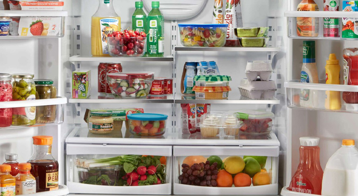 Quantity of food in the refrigerator