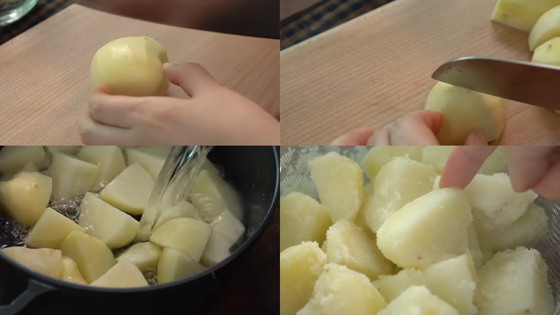 Sơ chế khoai tây