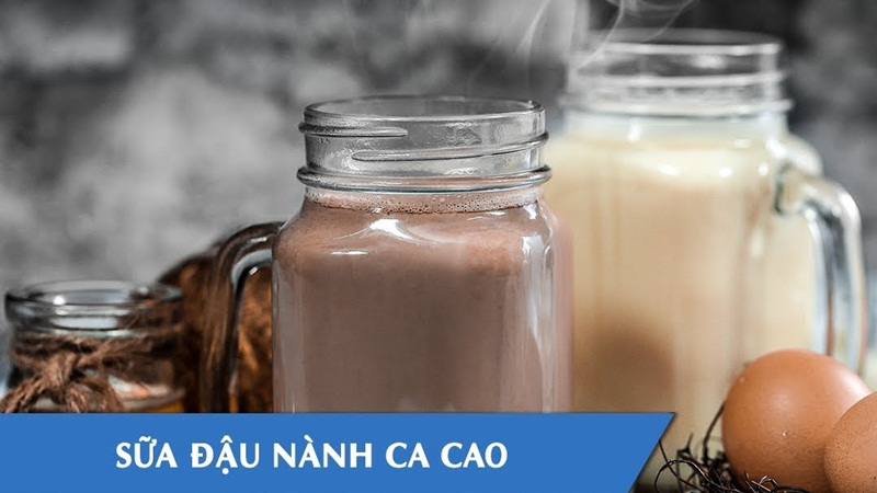 Instructions on how to make cocoa soy milk is very good for health