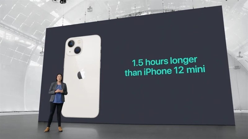 Apple tiết lộ dung lượng pin của dòng iPhone 13