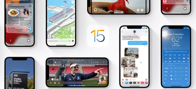 Đây là thời gian chính thức ra mắt iOS 15, iPadOS 15, watchOS 8 tại VN