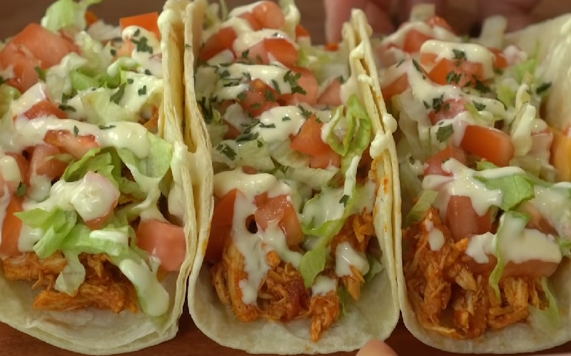 Món Tacos gà kiểu Mexico thơm ngon, đẹp mắt