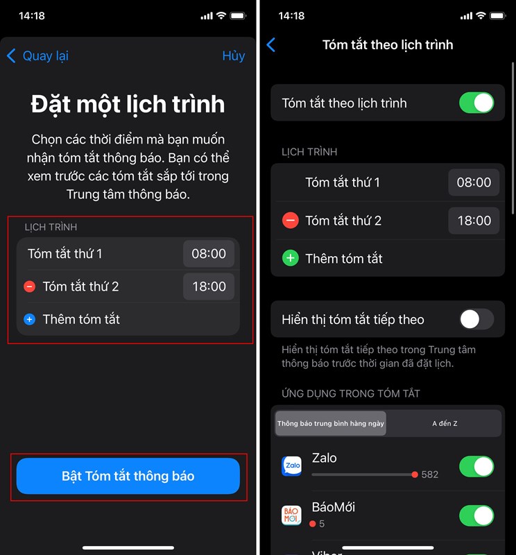 chỉnh sửa thông báo Notification Summary trên iOS 15 chỉnh sửa thông báo Notification Summary trên iOS 15
