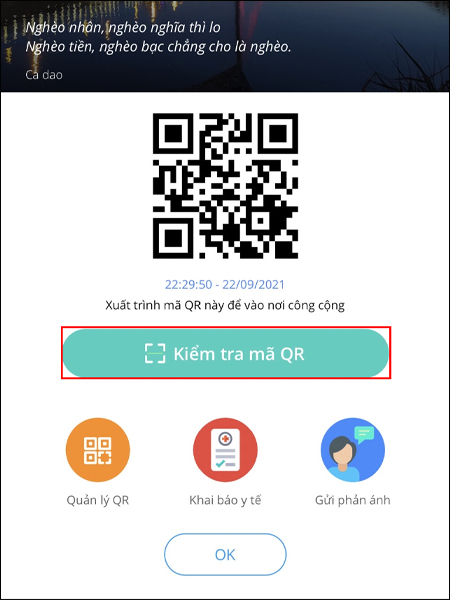 Kiểm tra mã QR