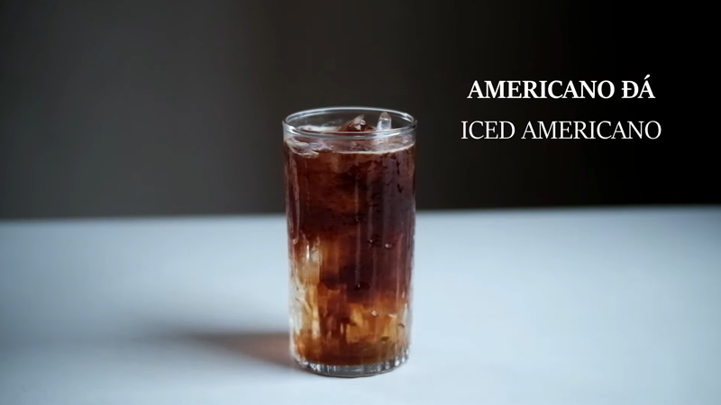 Một ly cà phê Americano đậm vị