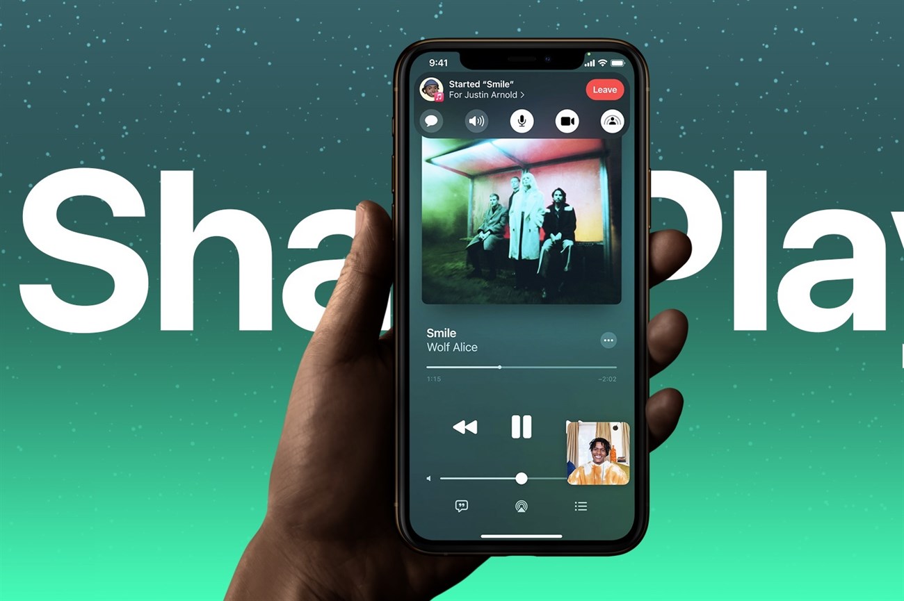 Tính năng SharePlay chia sẻ nội dung khi đang FaceTime