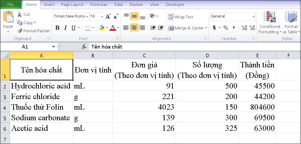 Cách Tạo Bảng Trong Excel Đơn Giản Và Dễ Thực Hiện Nhất