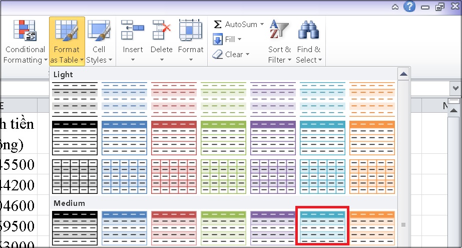 Cách tạo bảng trong Excel đơn giản và dễ thực hiện nhất