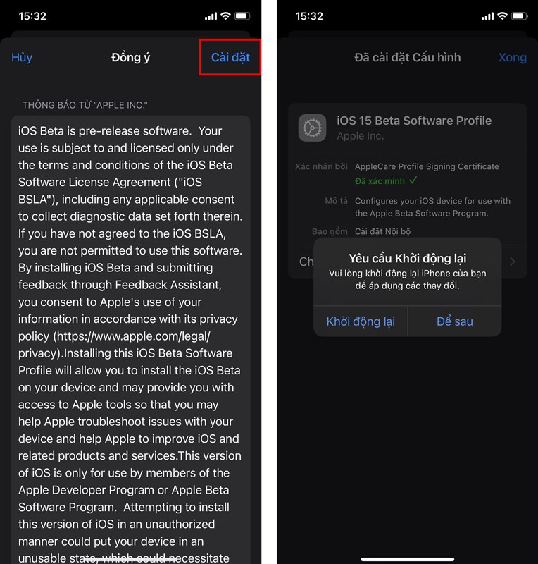 Cách cập nhật iOS 15.1 Beta 1 Cách cập nhật iOS 15.1 Beta 1