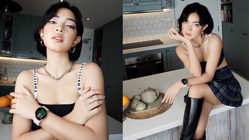 Châu Bùi cá tính cùng Galaxy Watch 4