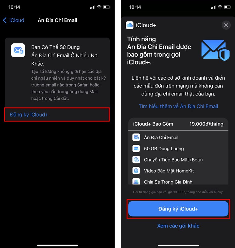 Cách ẩn địa chỉ Email trên iOS 15