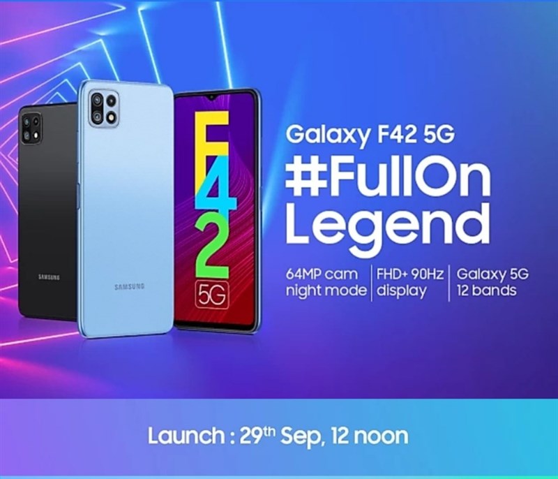 Galaxy F42 5G được ấn định ngày ra mắt