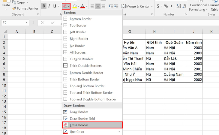 Khung viền Excel: Tạo cho bảng tính của bạn một xu hướng mới với khung viền Excel. Điều này không chỉ giúp tăng khả năng trình bày của tài liệu mà còn giúp nó trở nên chuyên nghiệp và hiệu quả hơn. Với các mẫu khung viền đa dạng và đẹp mắt, Excel sẽ giúp bạn thu hút và giữ chân người đọc.