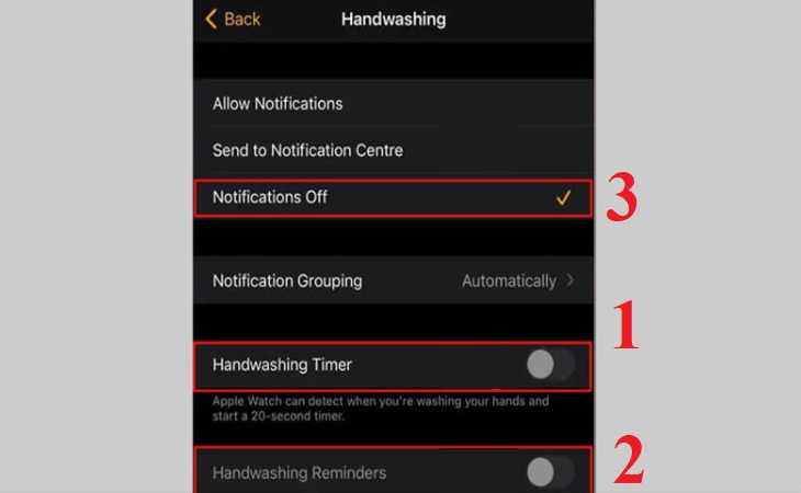 Cách tắt tính năng Rửa tay trên Apple Watch