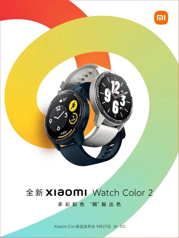 Xiaomi nhá hàng Watch Color 2