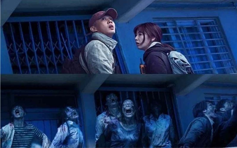 Joon Woo và Yoo Bin phải chống chọi với nạn zombie