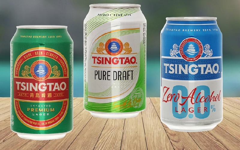 Bia Tsingtao thiết kế đẹp mắt