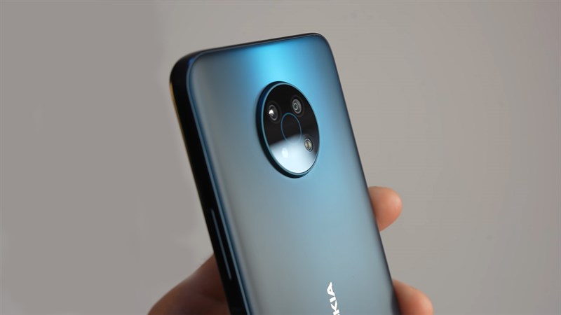 Cụm 3 camera trên Nokia G50 với cảm biến chính 48 MP