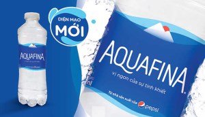 Thông báo thay đổi bao bì mới nước suối Aquafina