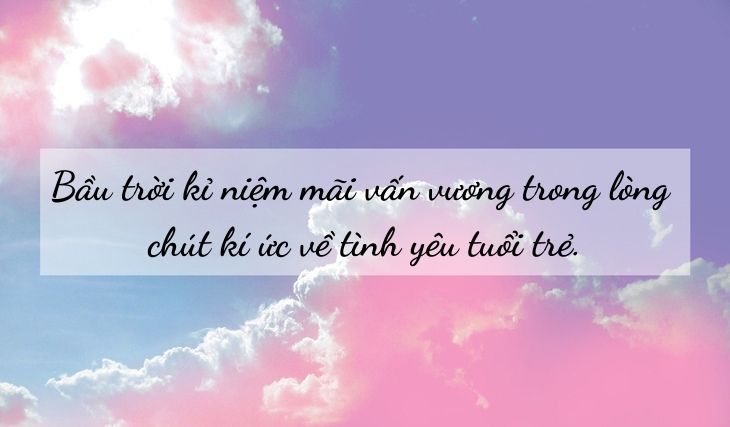 Cap về bầu trời và tình yêu lãng mạn