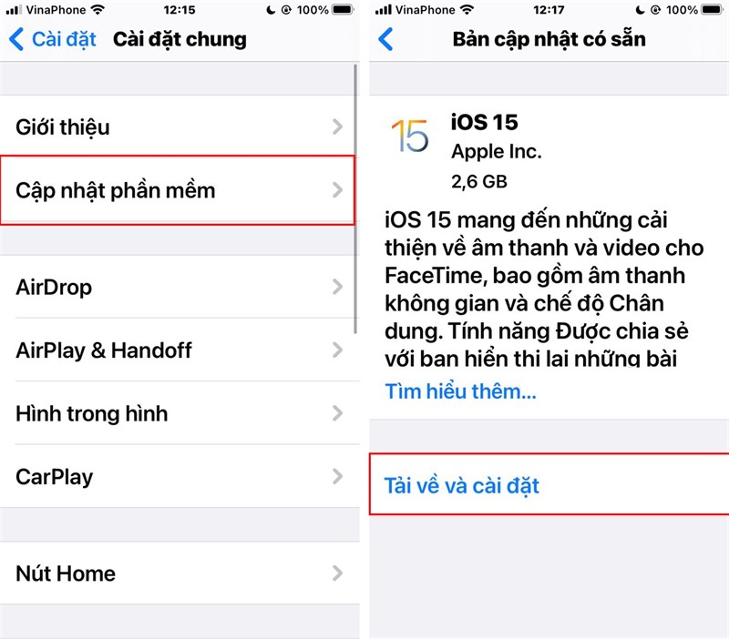 cách cập nhật iOS 15 cho iPhone 7 và iPhone 7 Plus