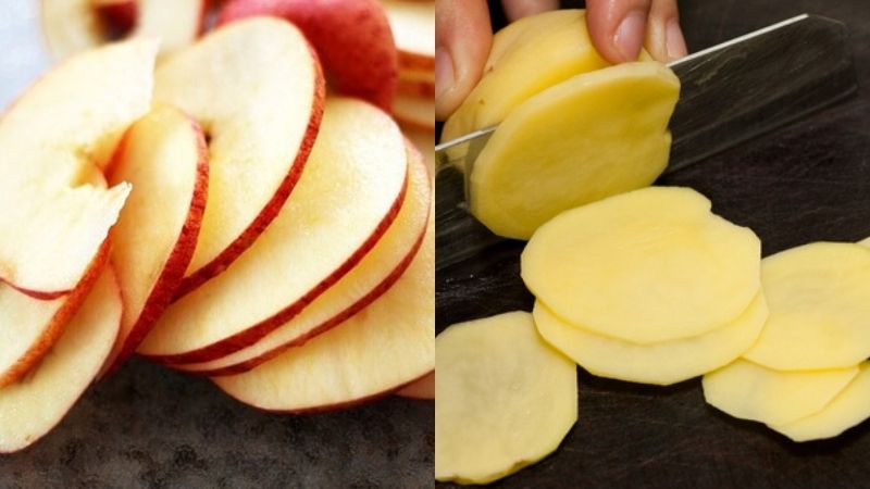 A Few Slices of Potatoes or Apples