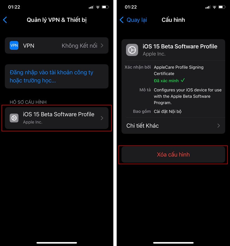 cập nhật iOS 15 cho iPhone X