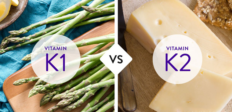 Vitamin K1 và K2 khác nhau như thế nào về tác dụng?