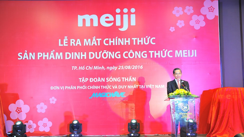 Meiji và lễ ra mắt xúc tiến phân phối tại Việt Nam năm 2016