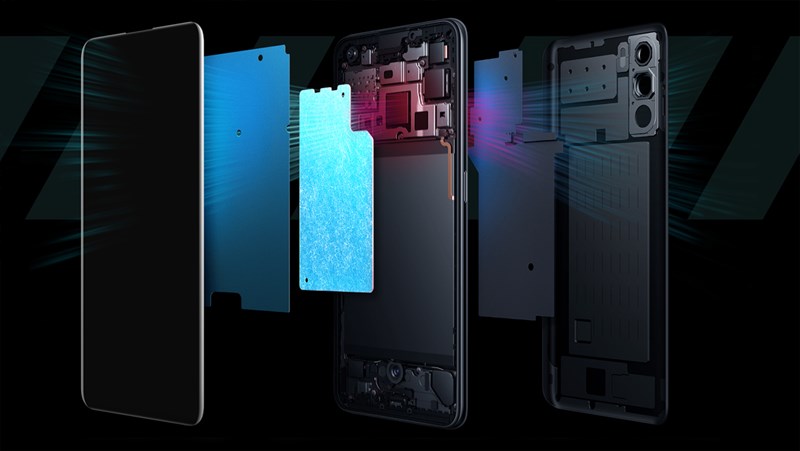Hệ thống tản nhiệt được tích hợp trên OPPO K9 Pro