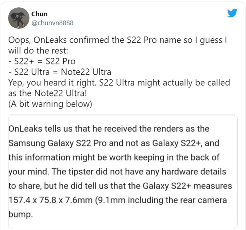 Samsung có thể ra mắt thiết bị Galaxy Note cùng với dòng Galaxy S22