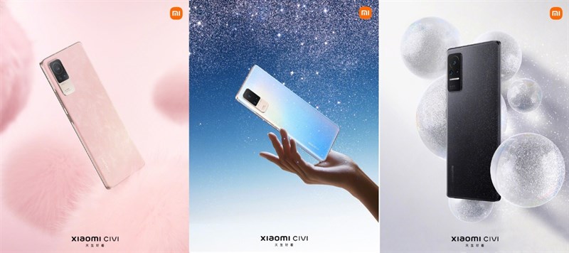 Xiaomi CIVI màu sắc