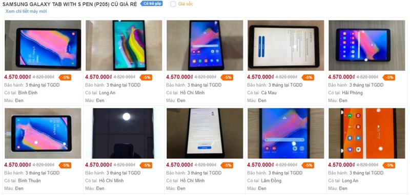 Tham khảo ngay TOP 5 máy tính bảng Samsung cũ giá tốt tại TTBH, sự lựa chọn tối ưu và tiết kiệm cho thiết bị học online