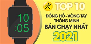 Top 10 đồng hồ-vòng tay thông minh bán chạy nhất năm 2021 tại Điện máy XANH