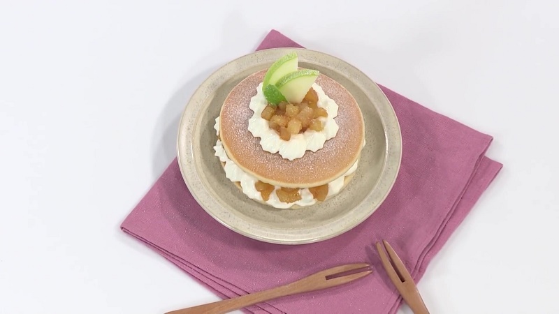 Cách làm pancake nhân táo thơm ngon ngào ngạt cho gia đình