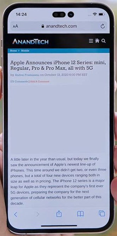 iPhone 14 lộ ảnh thực tế với phần camera đục lỗ mới lạ, tuy nhiên...