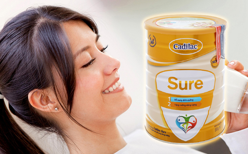 Sữa bột Cadilac Sure lon 900g
