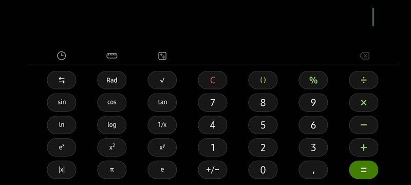 Làm sao để tính Sin Cos bằng điện thoại Samsung?
