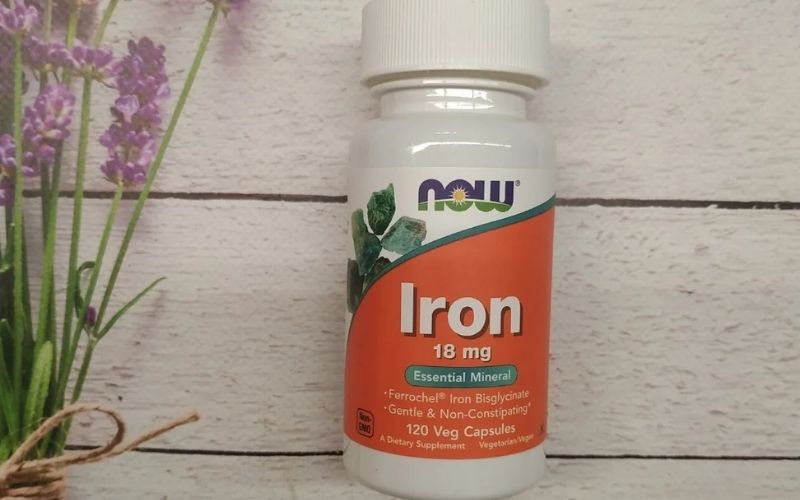 NOW Iron có nguồn gốc từ thực vật có thể sử dụng cho người ăn chay