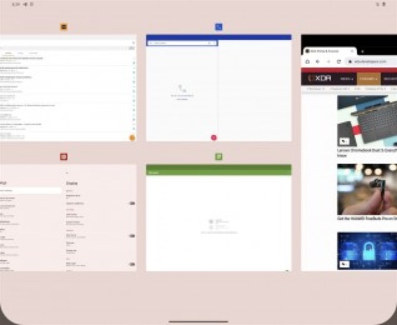 Lộ hình ảnh  Android 12.1 với giao diện cho điện thoại màn hình gập