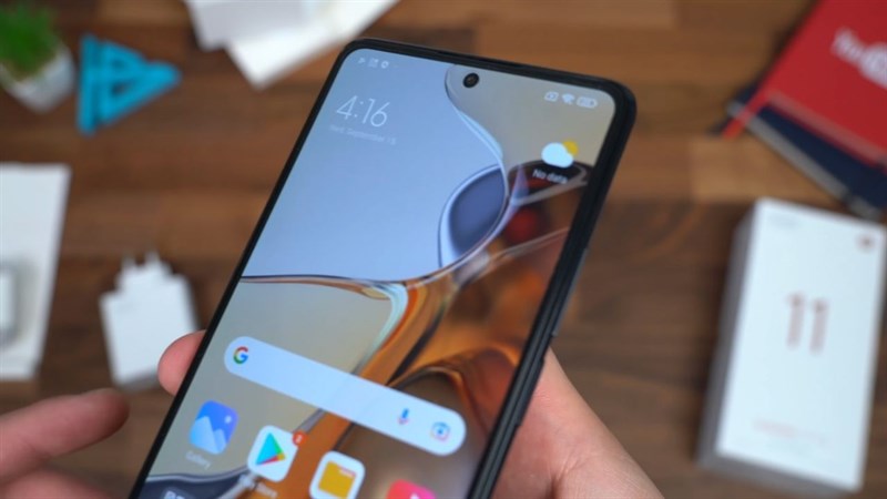 Xiaomi 11T Pro sở hữu camera trước 16 MP. Xiaomi 11T Pro sở hữu camera trước 16 MP.